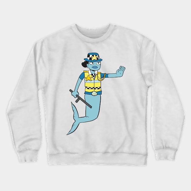 Officer Brill Crewneck Sweatshirt by MrChuckles